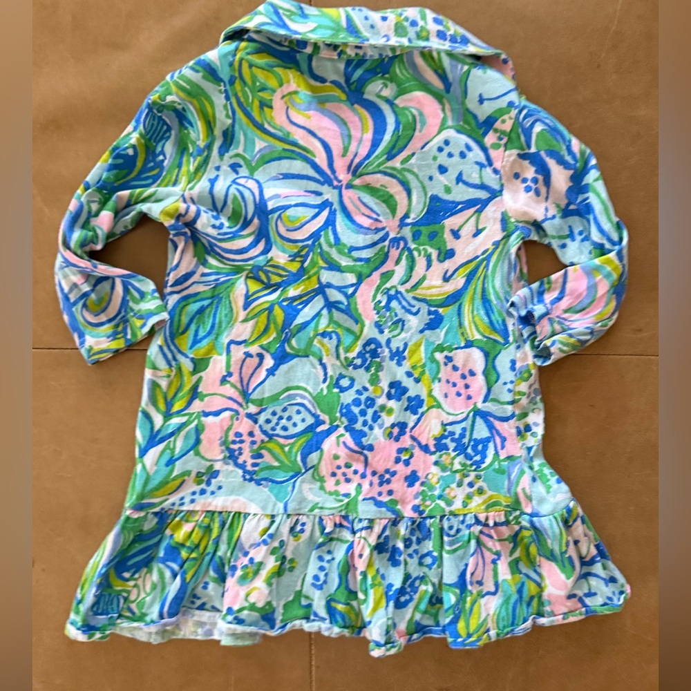 💜$20 FLASH SALE💜Lilly Pulitzer Tunic Dress 2-3Y - Picture 2 of 5